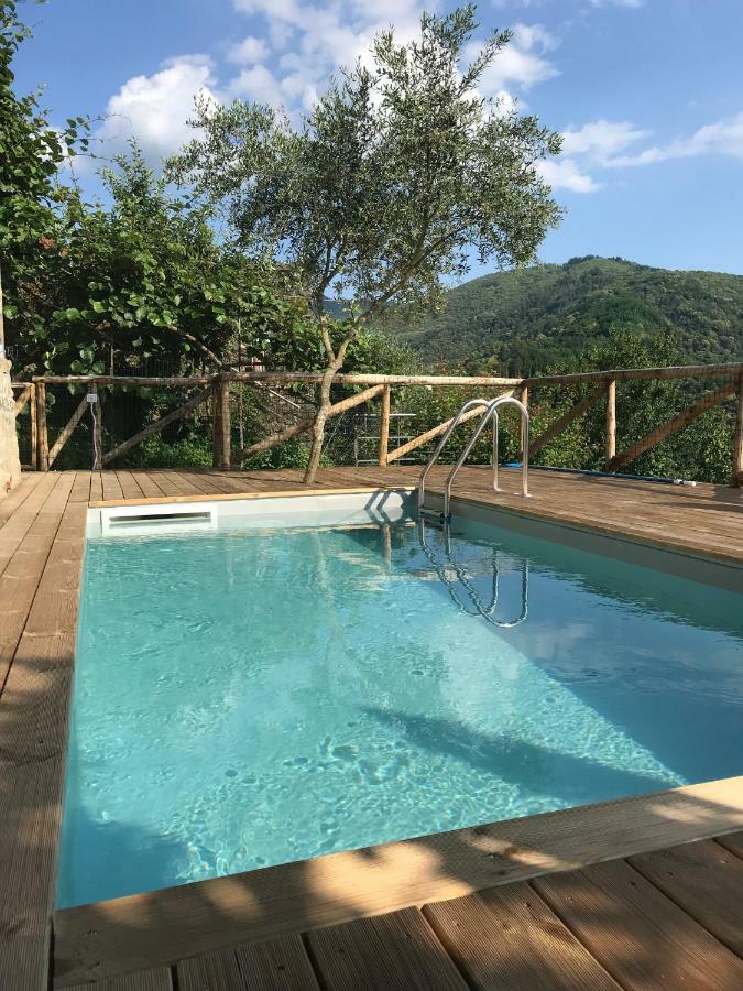 Piscina Con Vista Villa Bagni di Lucca Exterior foto